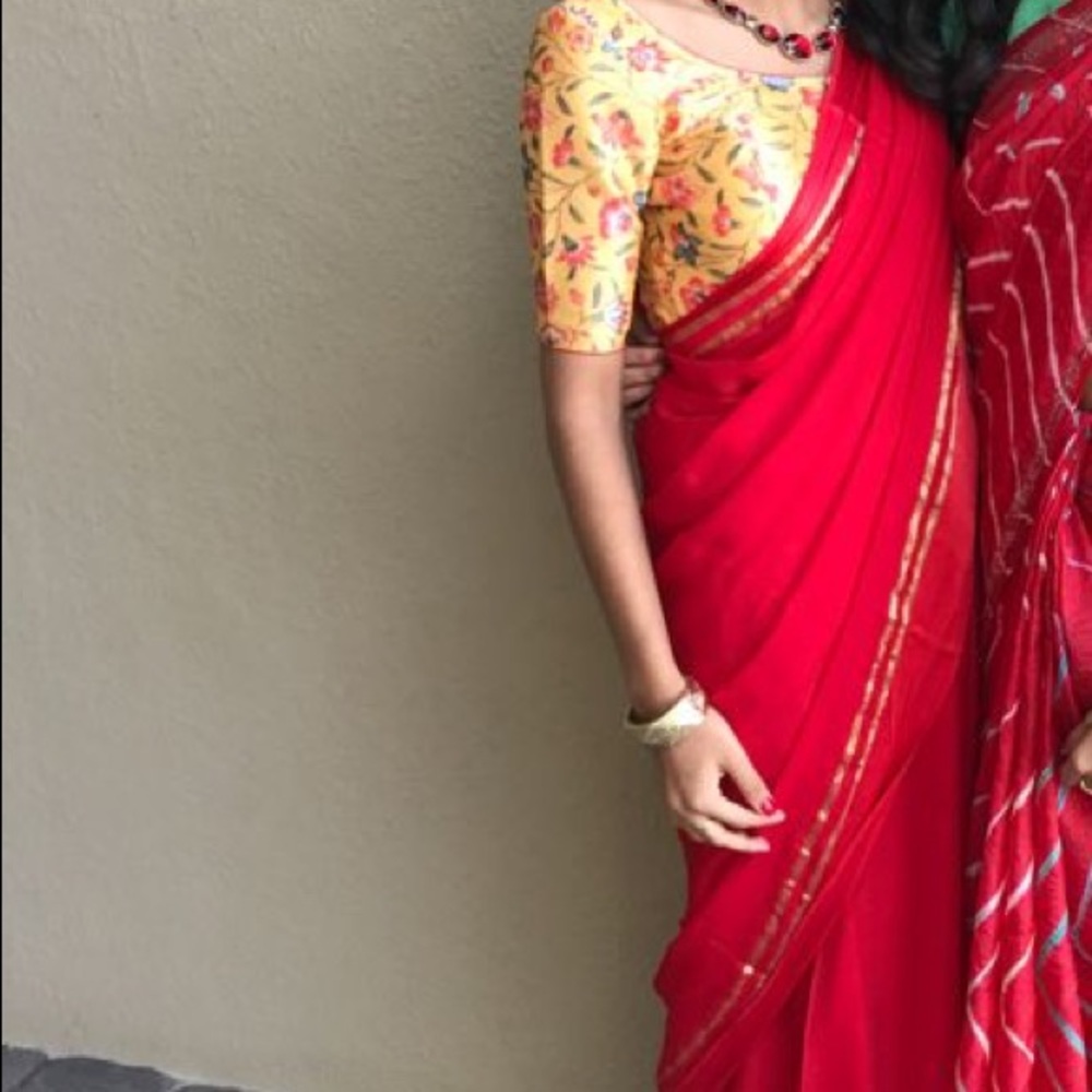 Indian sari and blouse